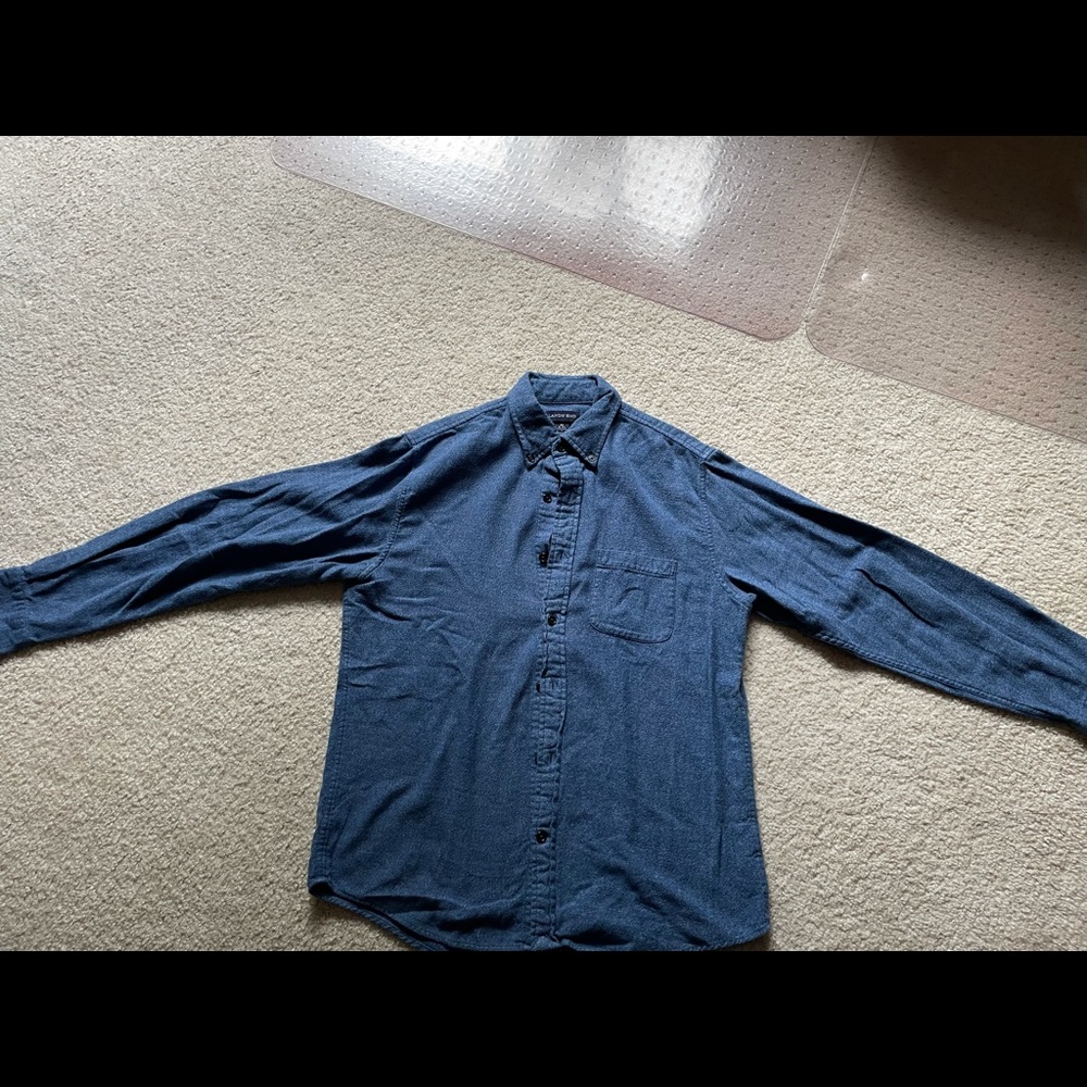 Blue Land’s End Button-Up, men’s size M